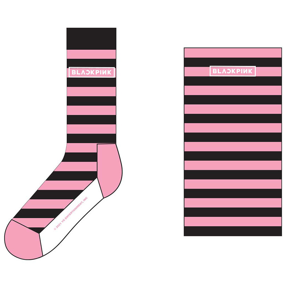 
                  
                    BLACKPINK ブラックピンク Stripes & Logo ソックス メンズ  公式 オフィシャル
                  
                