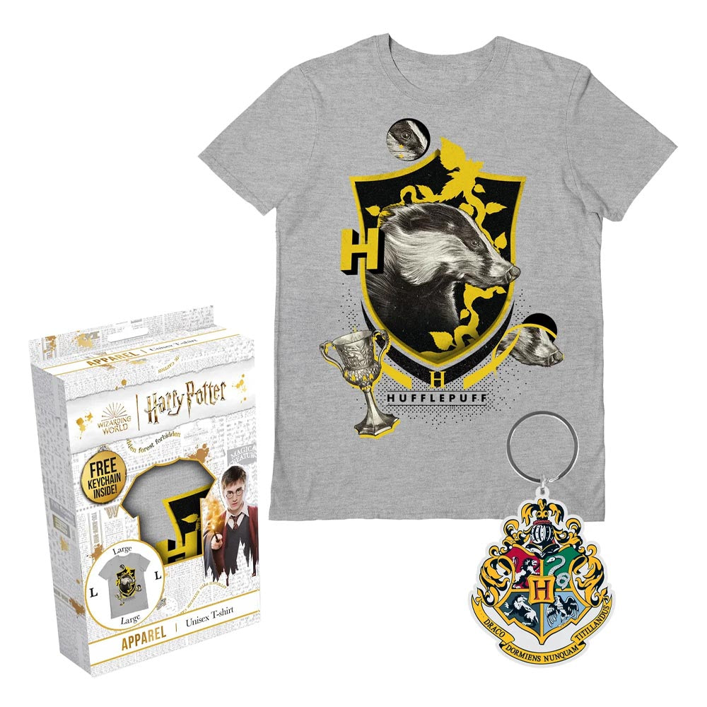 HARRY POTTER - Hufflepuff / T-Shirt Gift Set