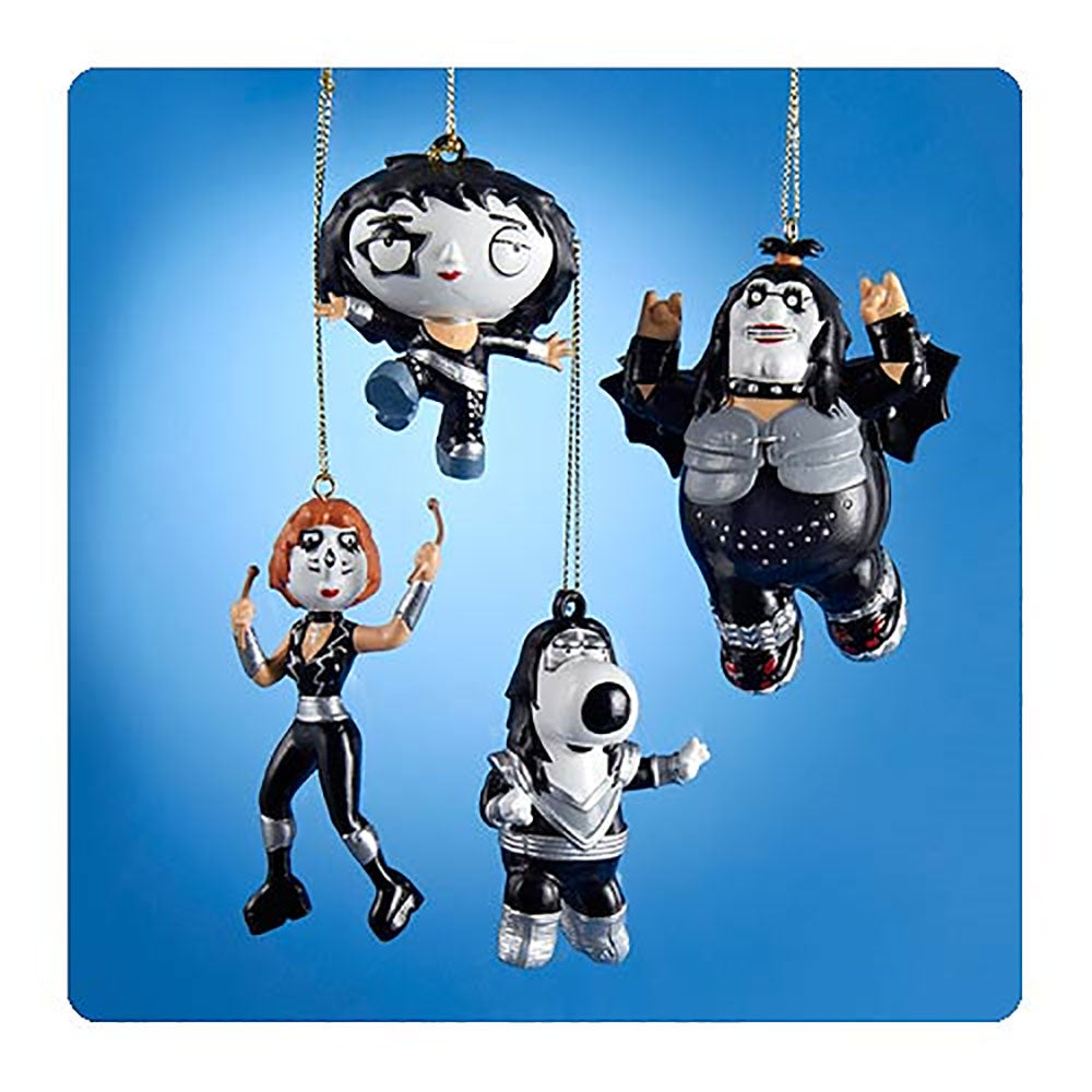 KISS - (デビュー 50周年 ) - Family Guy×KISS Blow Mold Ornament セット