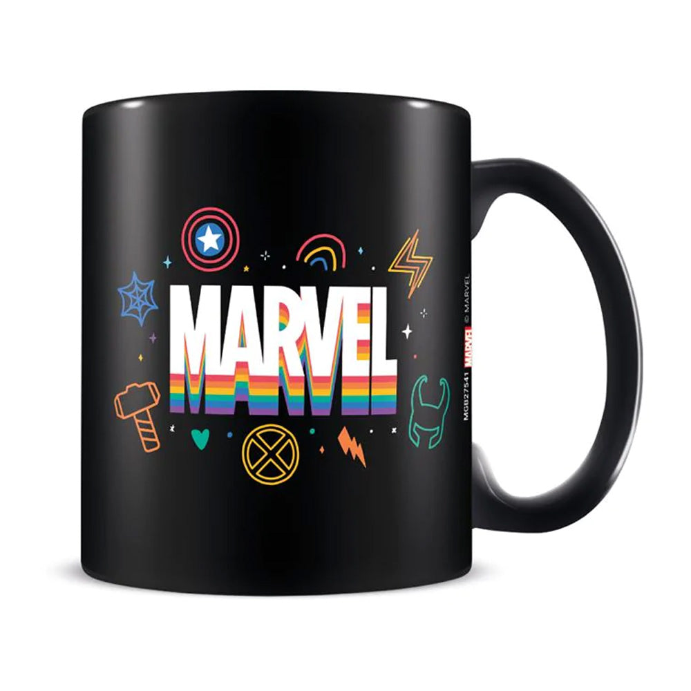 MARVEL COMICS マーベル・コミック (創設 85周年 ) - Rainbow Logo / マグカップ 【公式 / オフィシャル】