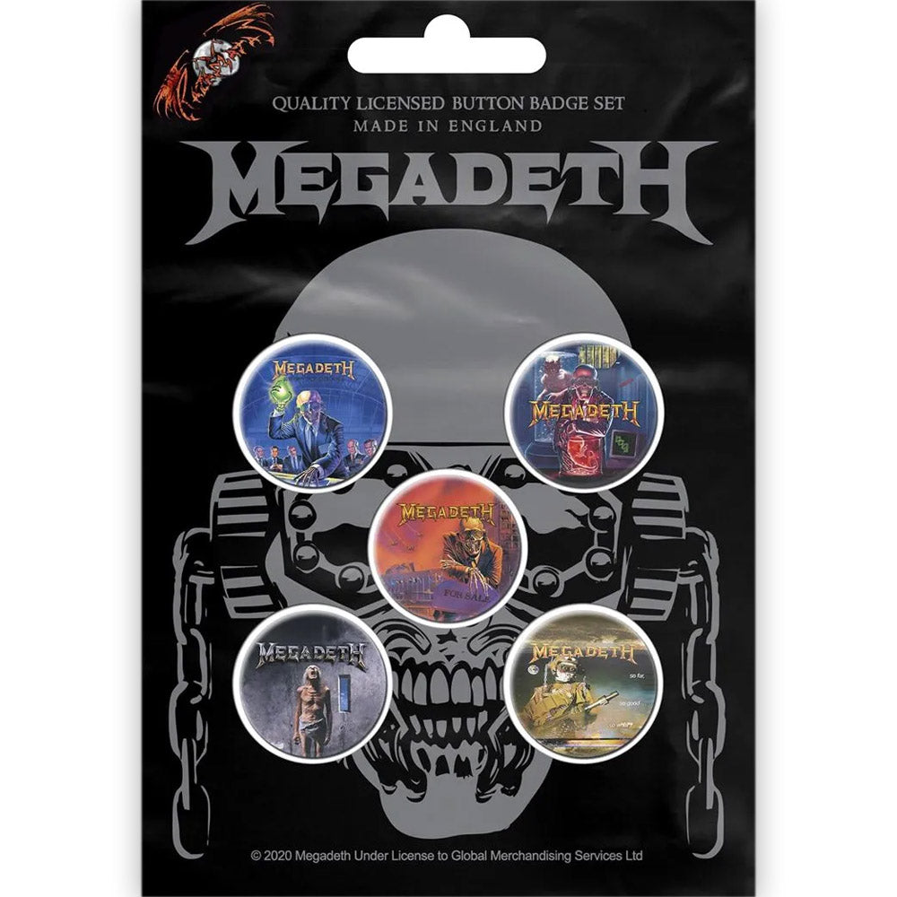 MEGADETH - VIC RATTLEHEAD / 5個セット