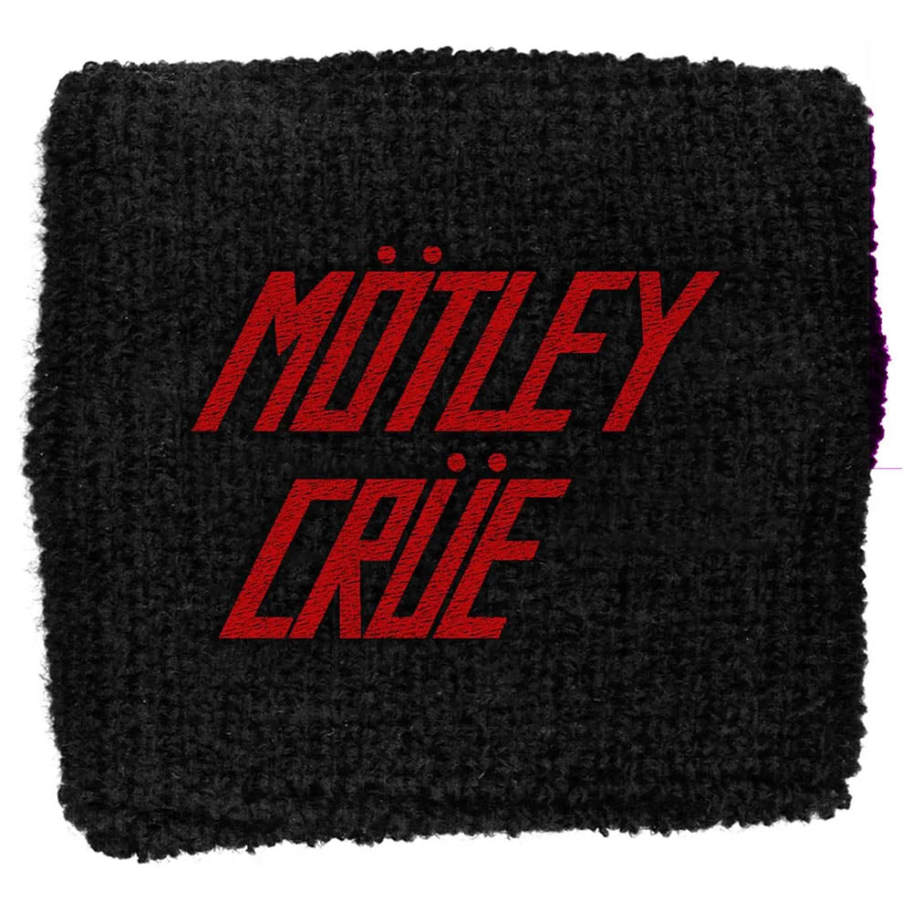 MOTLEY CRUE モトリークルー - LOGO / リストバンド 【公式 / オフィシャル】