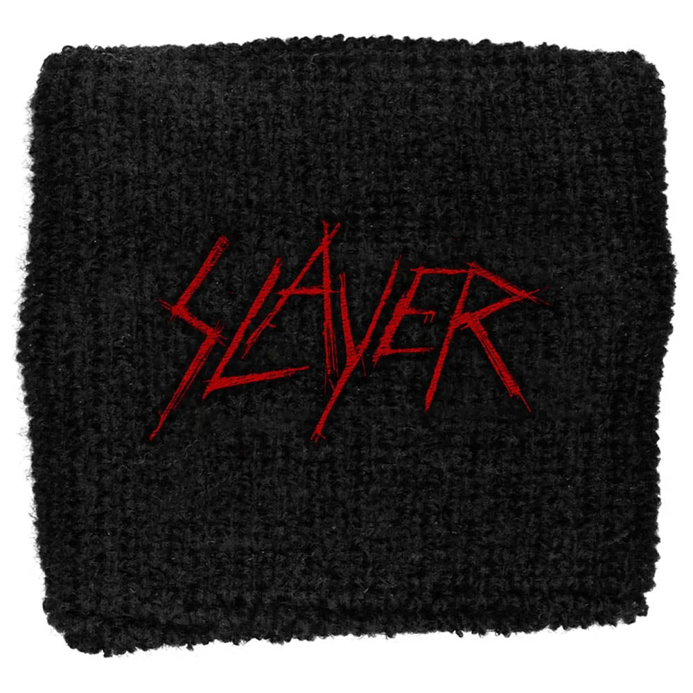 SLAYER スレイヤー - SCRATCHED LOGO / リストバンド 【公式 / オフィシャル】