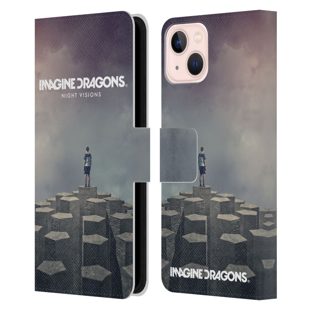 IMAGINE DRAGONS イマジンドラゴンズ (12月 来日 ) - Night Visions Album Cover レザー手帳型 / Apple iPhoneケース 【公式 / オフィシャル】