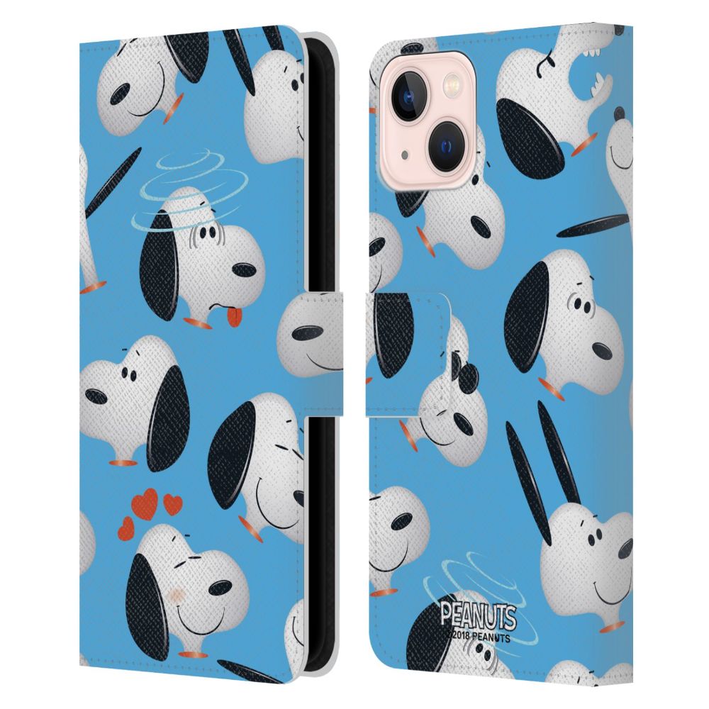 PEANUTS スヌーピー - Character Patterns / Snoopy レザー手帳型 / Apple iPhoneケース 【公式 / オフィシャル】