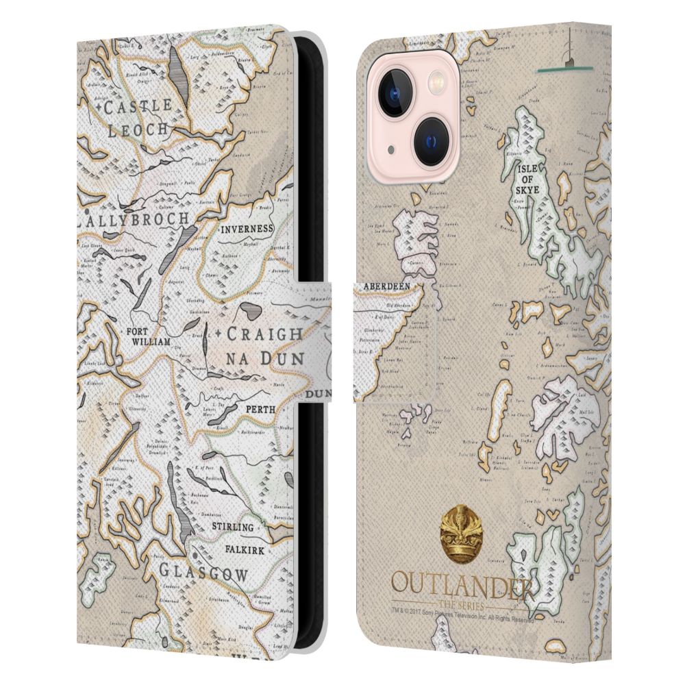 OUTLANDER アウトランダー - Map レザー手帳型 / Apple iPhoneケース 【公式 / オフィシャル】