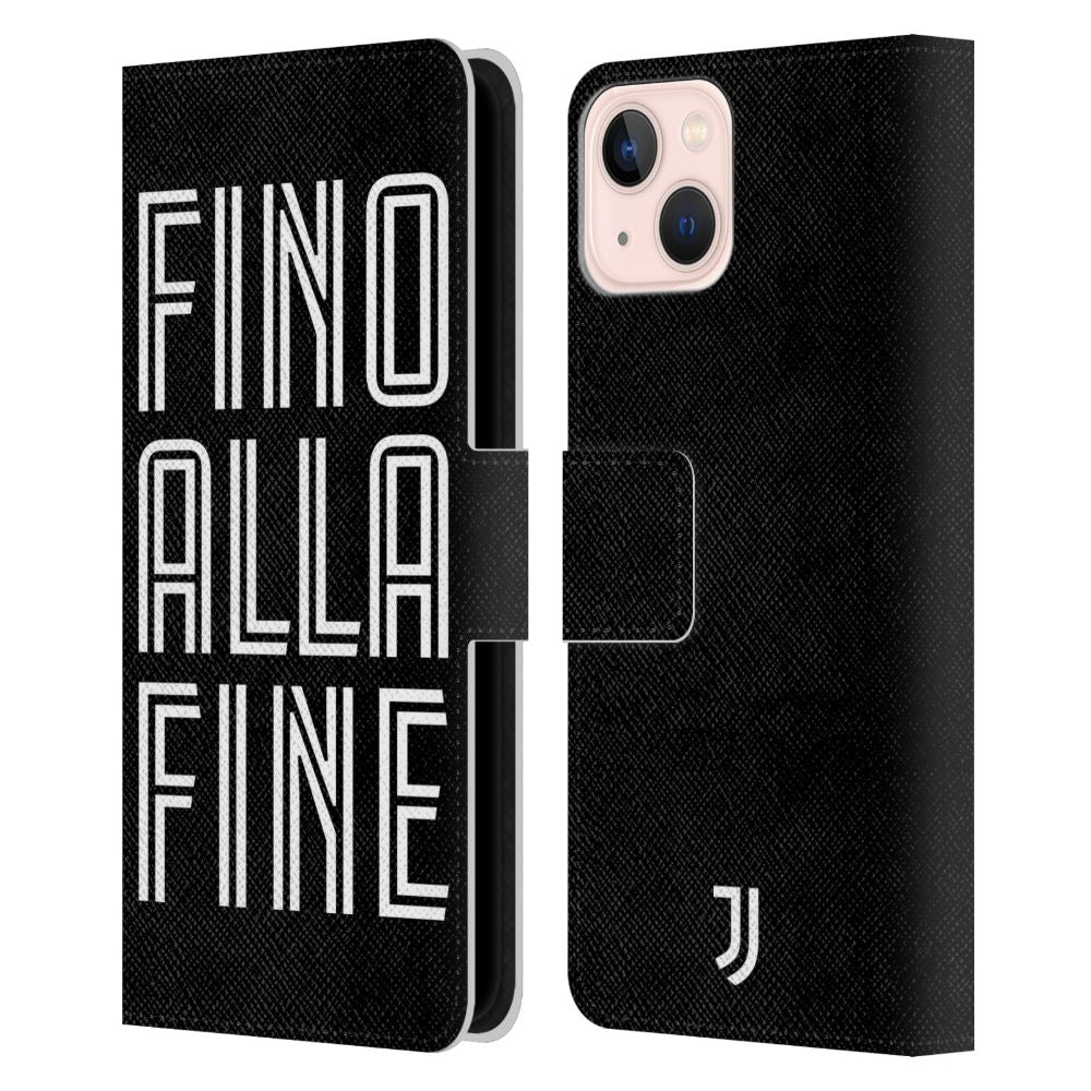 JUVENTUS FC - Fino Alla Fine Black レザー手帳型