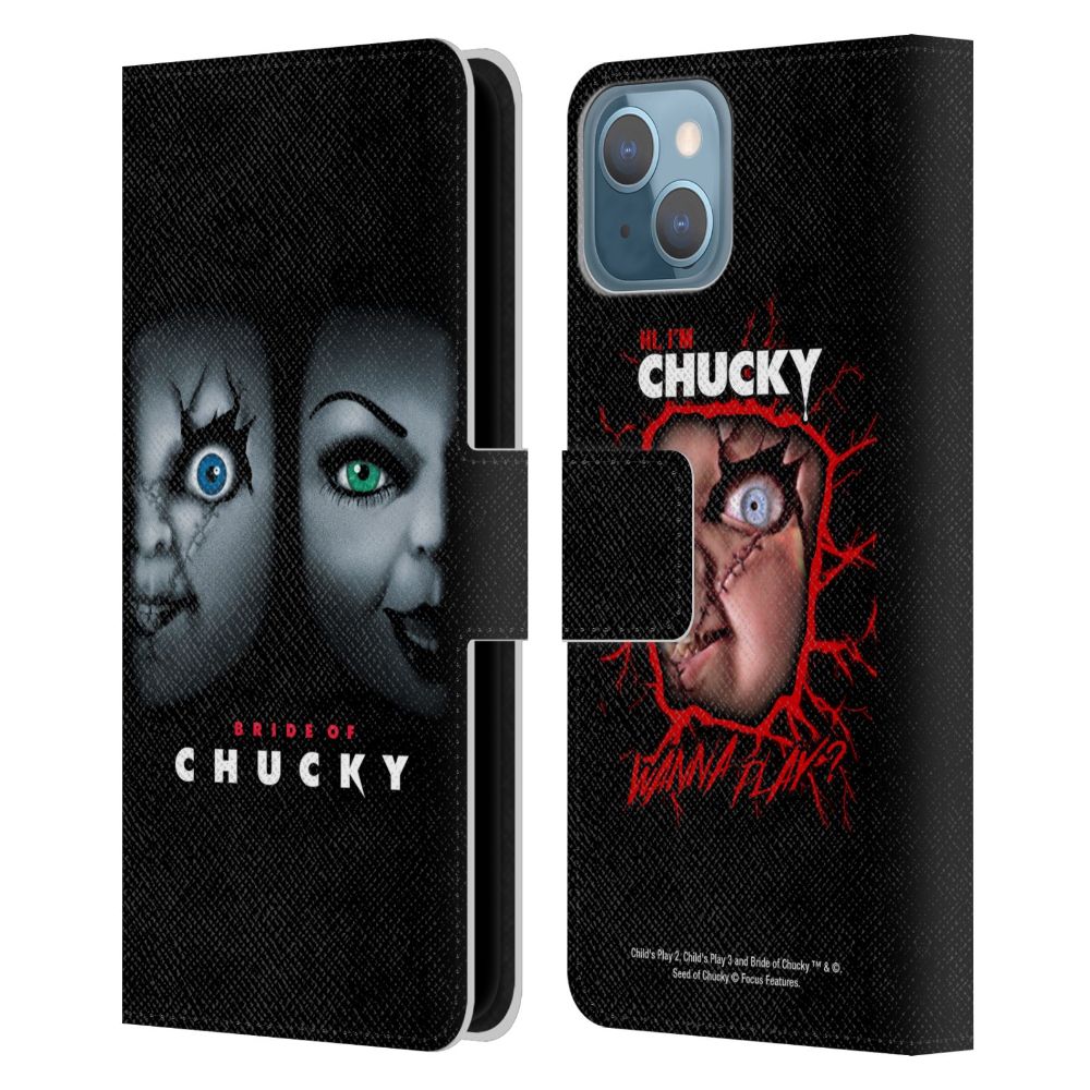 CHILD'S PLAY チャイルドプレイ - Bride of Chucky / Key Art / Poster レザー手帳型 / Apple iPhoneケース 【公式 / オフィシャル】