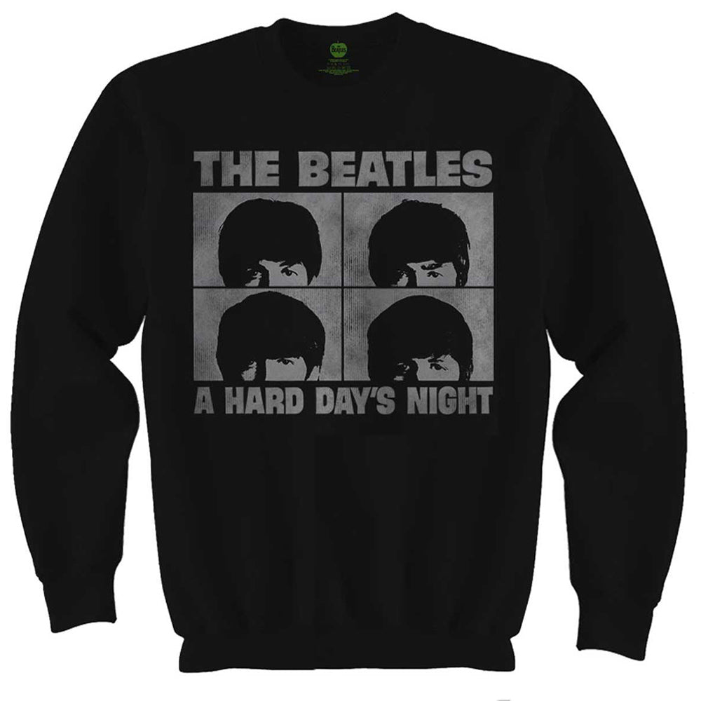 THE BEATLES ビートルズ (ABBEY ROAD 55周年 ) - Hard Days Night / バックプリントあり / 長袖 / Tシャツ / メンズ 【公式 / オフィシャル】