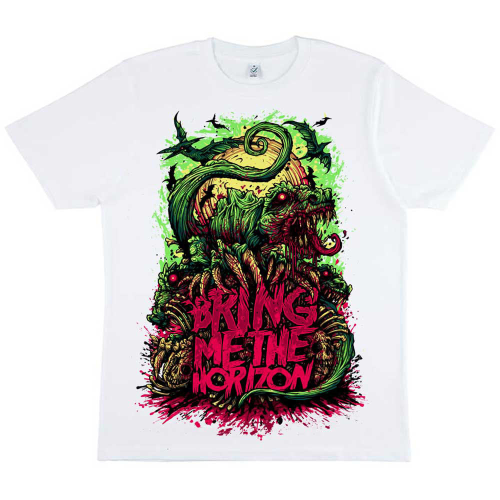 BRING ME THE HORIZON ブリングミーザホライズン (結成 20周年 ) Dinosaur Tシャツ 公式 オフィシャル