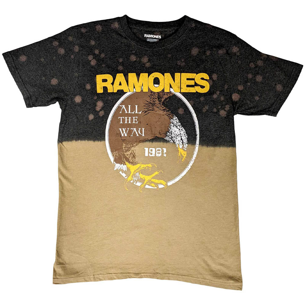 RAMONES ラモーンズ (結成 50周年 ) - All The Way / タイダイ / Tシャツ / メンズ 【公式 / オフィシャル】