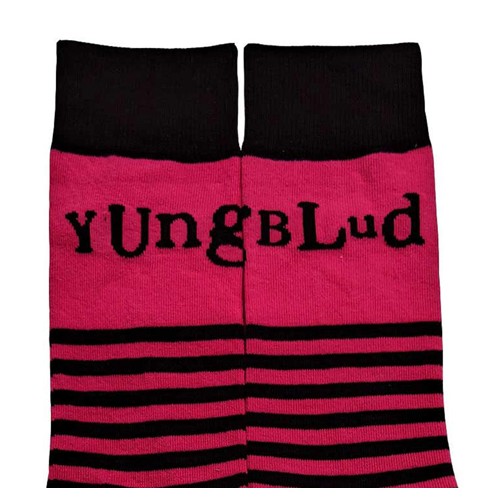 
                  
                    YUNGBLUD ヤングブラッド - Logo & Stripes / ソックス / メンズ 【公式 / オフィシャル】
                  
                