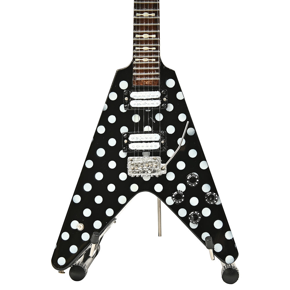 
                  
                    OZZY OSBOURNE オジーオズボーン (ソロ 45周年 ) - Randy's "Harpoon" Polka Dot Signature Miniature Guitar Replica Collectible / ミニチュア楽器 【公式 / オフィシャル】
                  
                