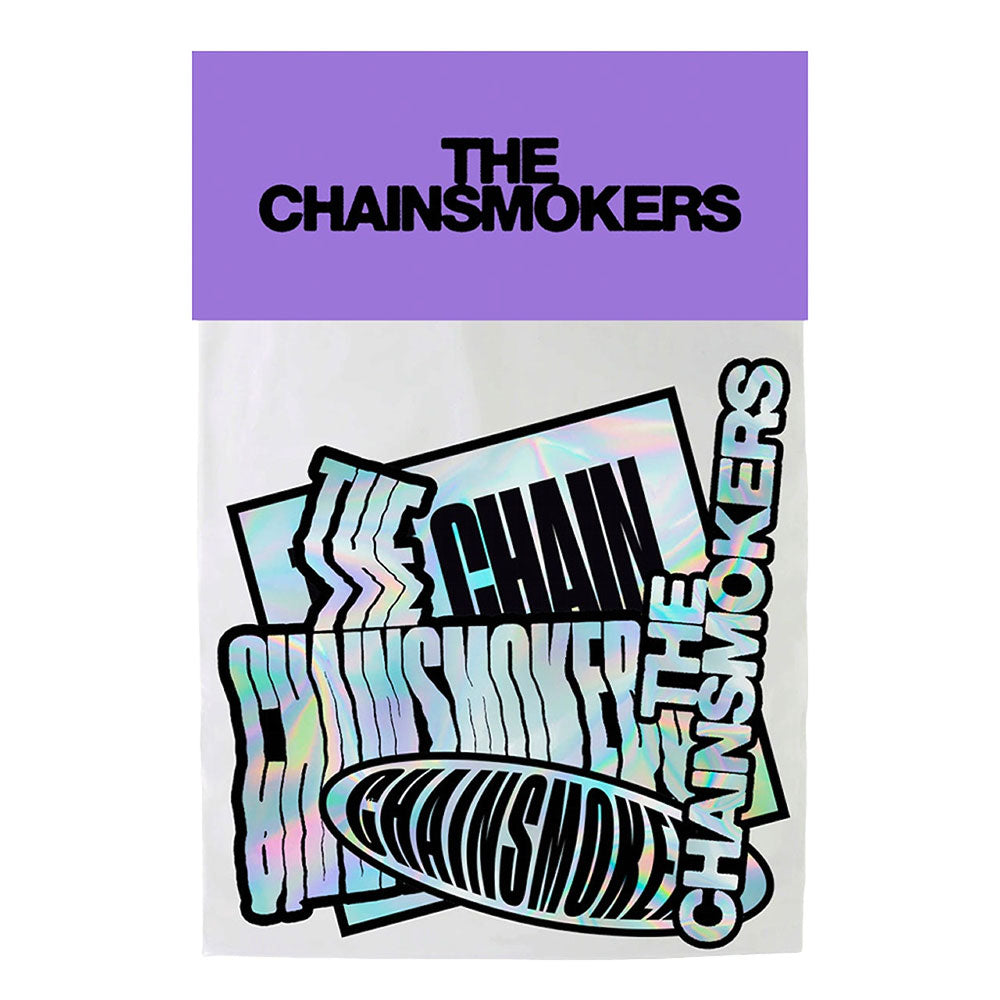 CHAINSMOKERS チェインスモーカーズ - Holographic Sticker Pack / 限定 / ステッカー 【公式 / オフィシャル】