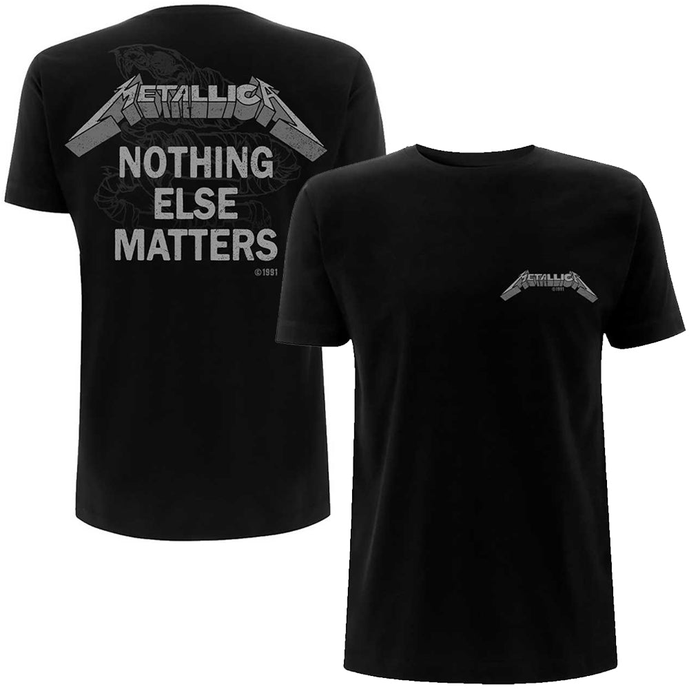 
                  
                    METALLICA メタリカ - Nothing Else Matters / バックプリントあり / Tシャツ / メンズ 【公式 / オフィシャル】
                  
                