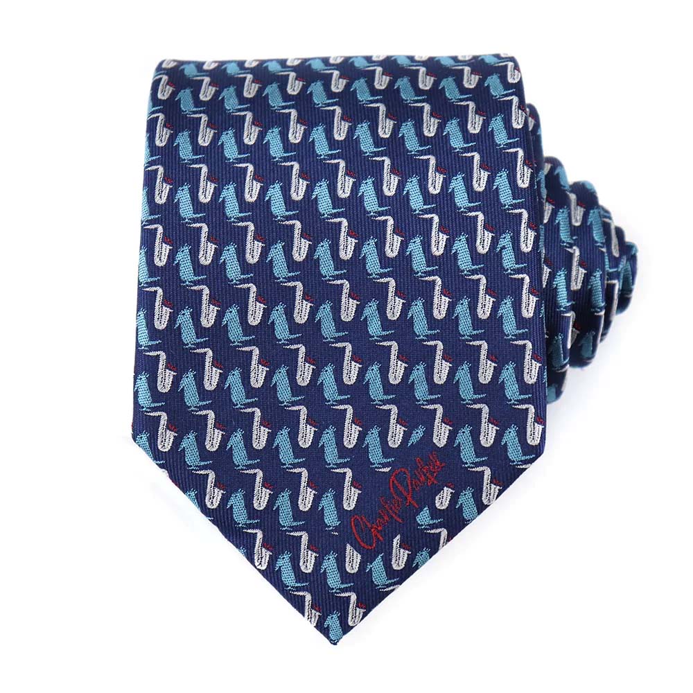 CHARLIE PARKER - Blue Charlie Parker Bird Tie