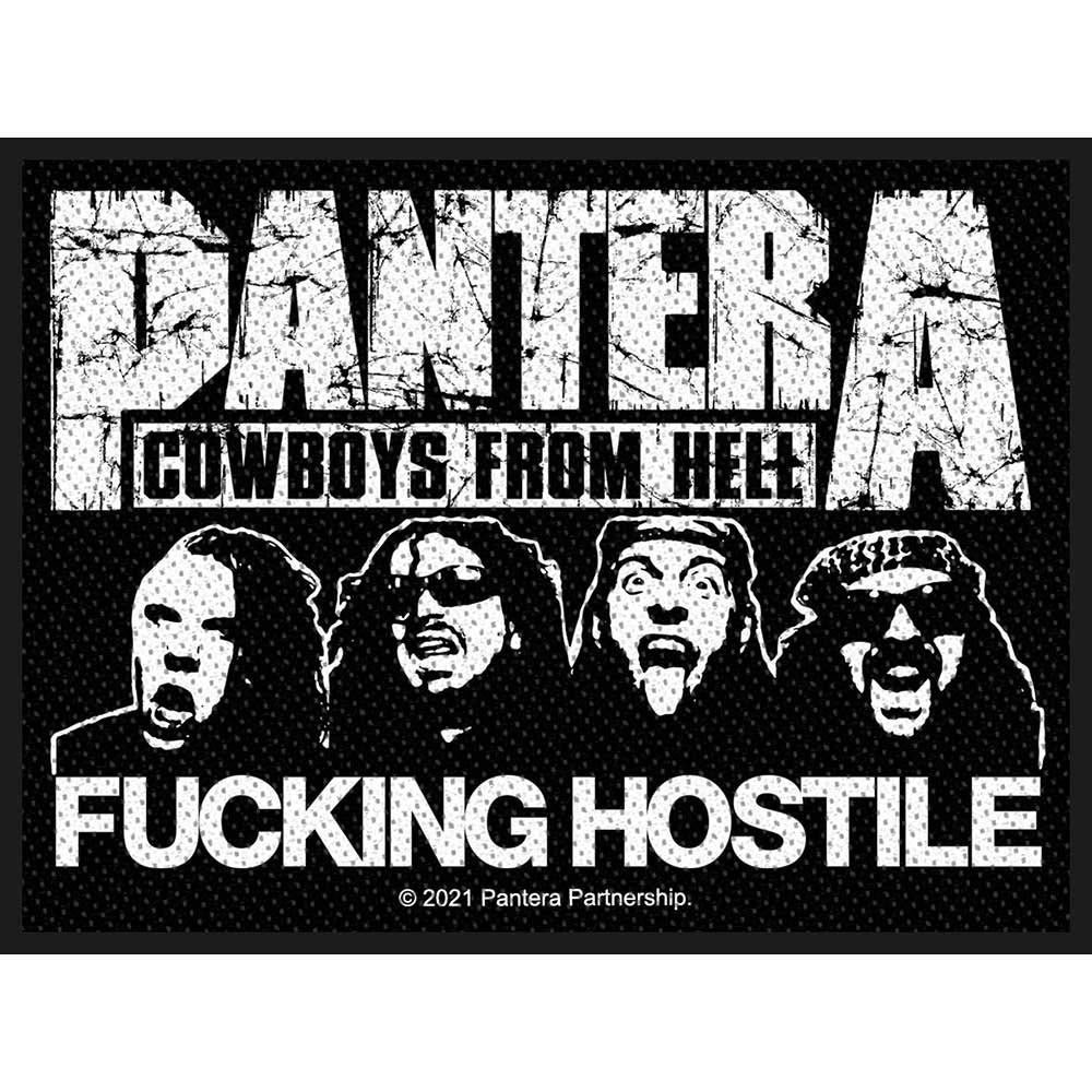 PANTERA パンテラ - Fucking Hostile / ワッペン 【公式 / オフィシャル】