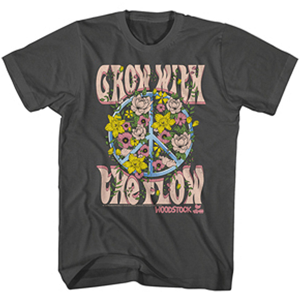 WOODSTOCK ウッドストック (55周年 ) - Grow With The Flow / Tシャツ / メンズ 【公式 / オフィシャル】