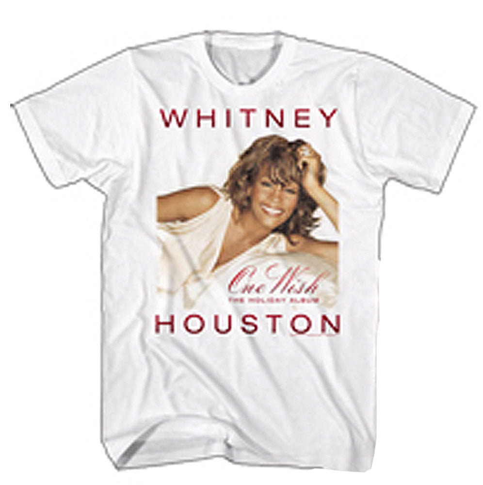 WHITNEY HOUSTON ホイットニーヒューストン - One Wish Holiday / バックプリントあり / Tシャツ / メンズ 【公式 / オフィシャル】