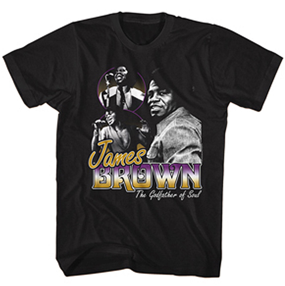 JAMES BROWN ジェームスブラウン - Godfather Of Soul / Tシャツ / メンズ 【公式 / オフィシャル】