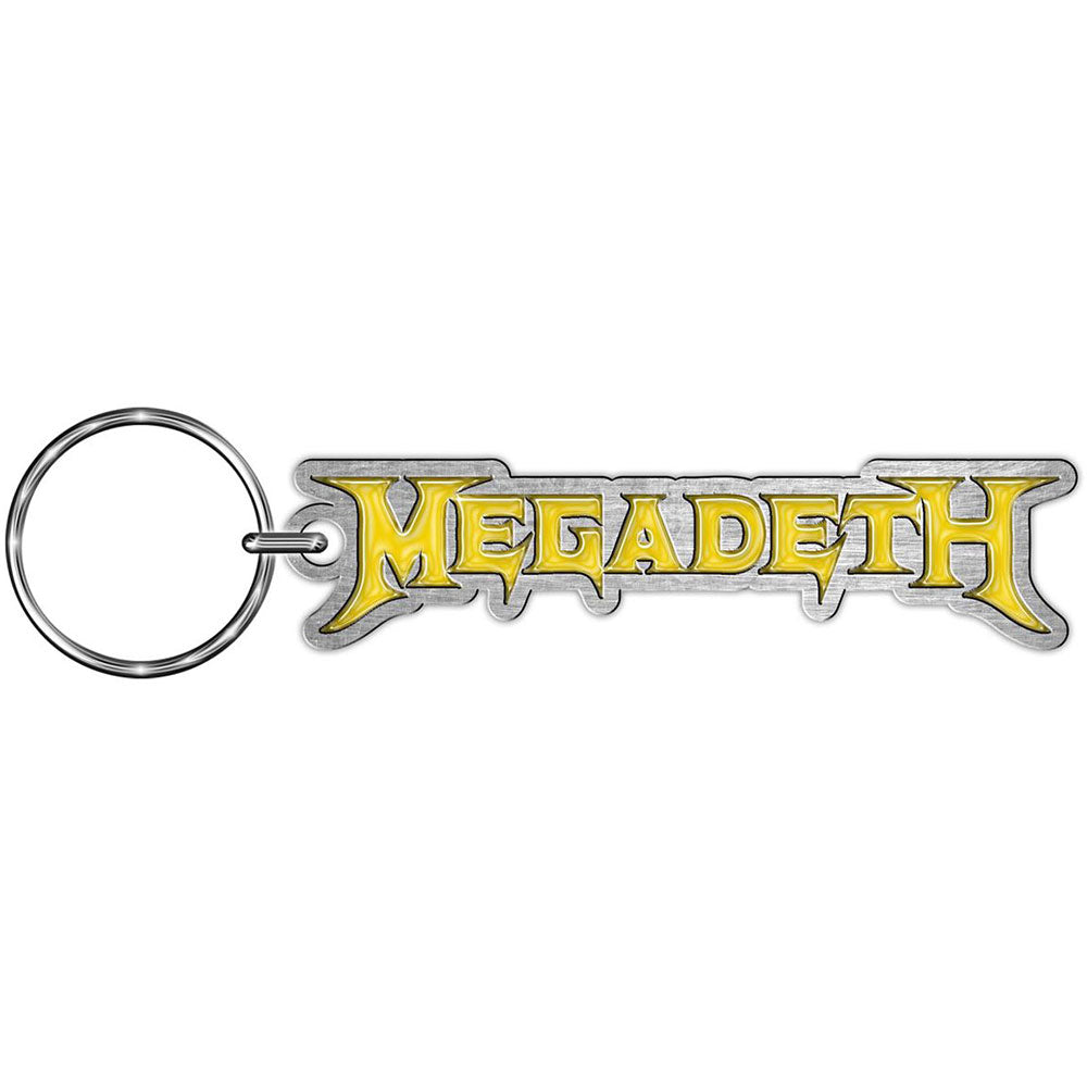 MEGADETH メガデス - Logo / Enamel In-Fill / キーホルダー 【公式 / オフィシャル】