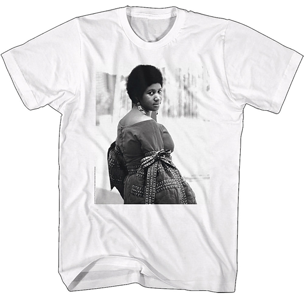 ARETHA FRANKLIN アレサフランクリン ARETHA BW Tシャツ メンズ 公式 オフィシャル