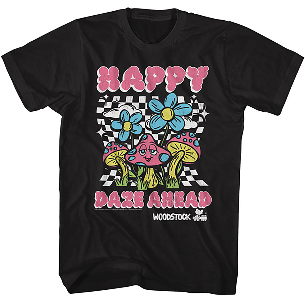 WOODSTOCK ウッドストック (55周年 ) - HAPPY DAZE AHEAD / Tシャツ / メンズ 【公式 / オフィシャル】