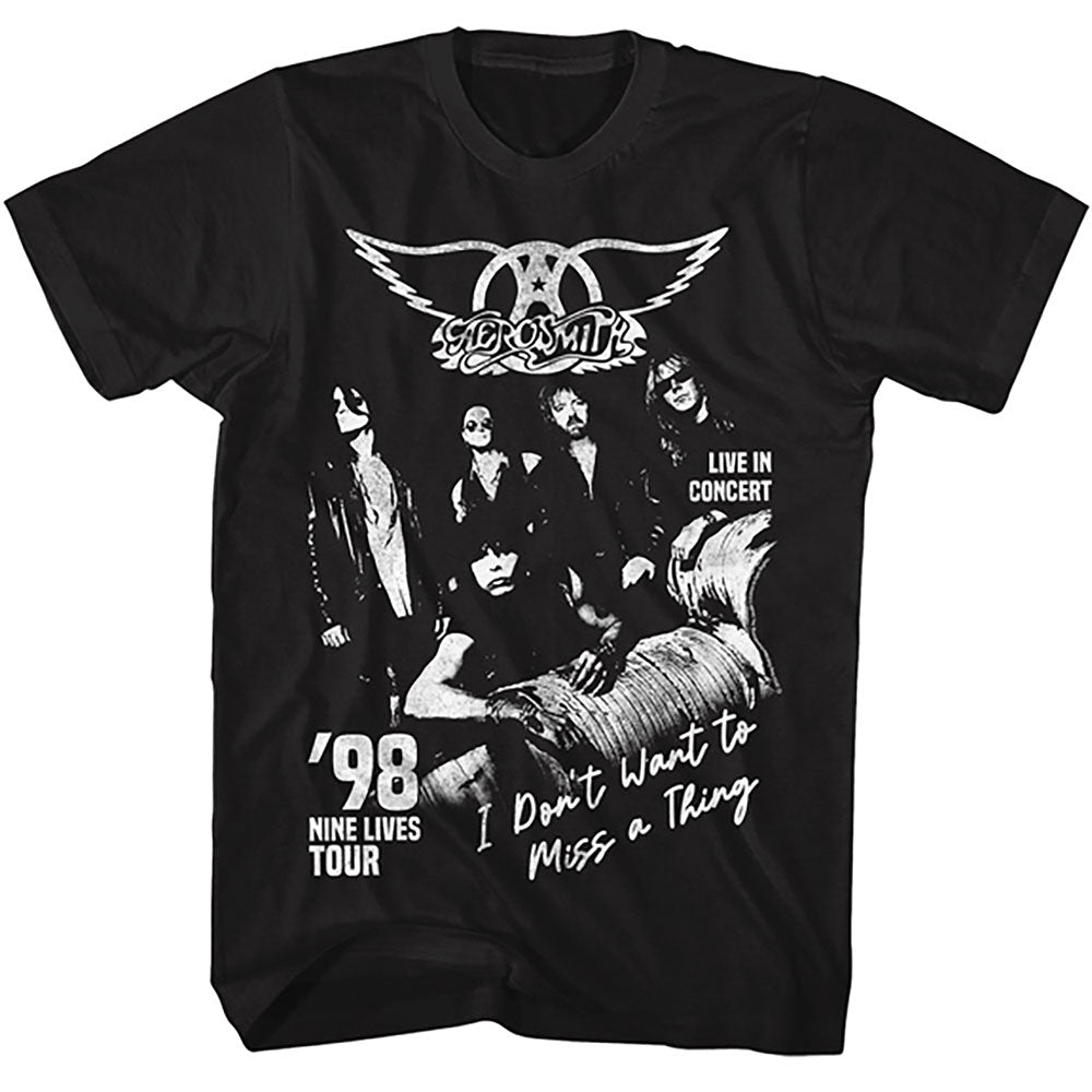 AEROSMITH エアロスミス MISS A THING Tシャツ メンズ 公式 オフィシャル
