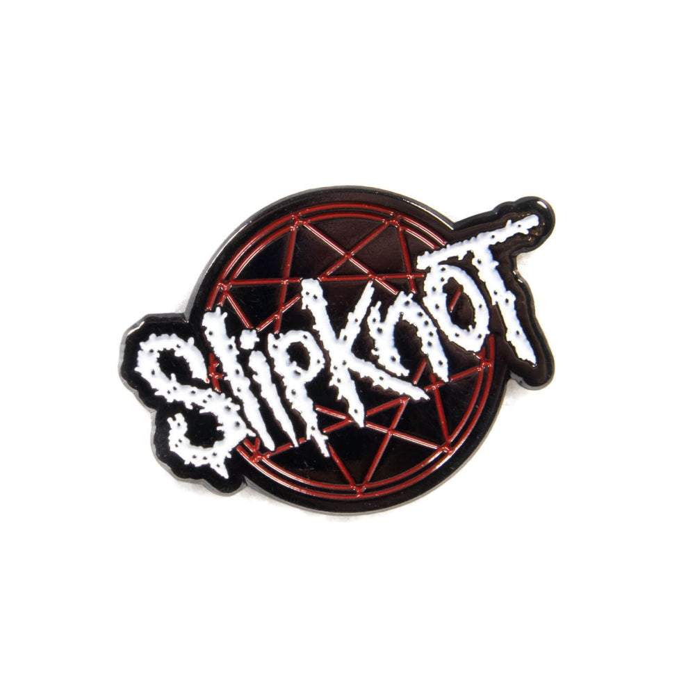 SLIPKNOT スリップノット (デビュー 25周年 ) - Logo / エナメルピン / バッジ 【公式 / オフィシャル】