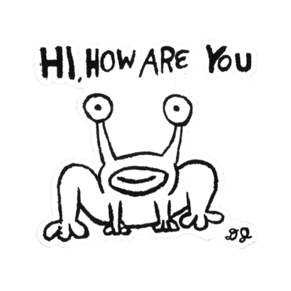 DANIEL JOHNSTON - Hi How Are You sticker