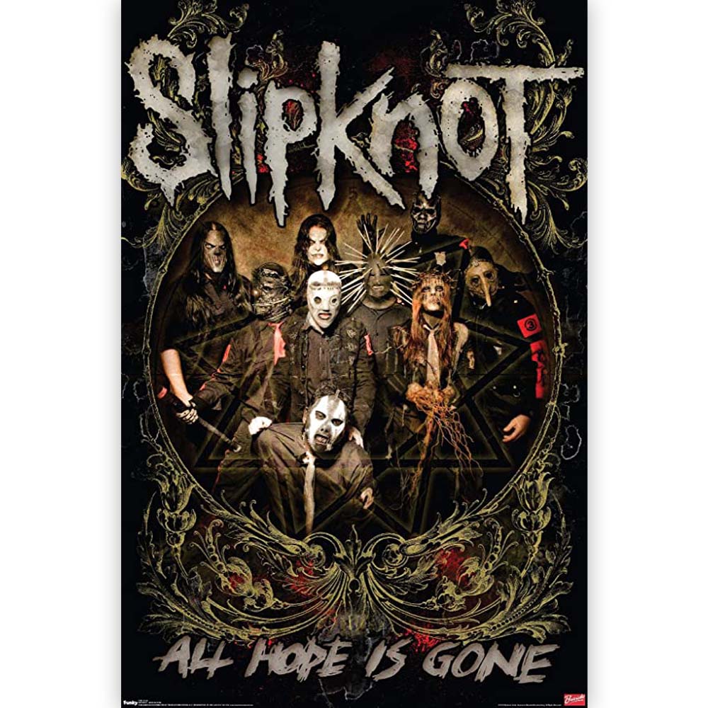 SLIPKNOT スリップノット (デビュー 25周年 ) - All Hope Is Gone / ポスター 【公式 / オフィシャル】