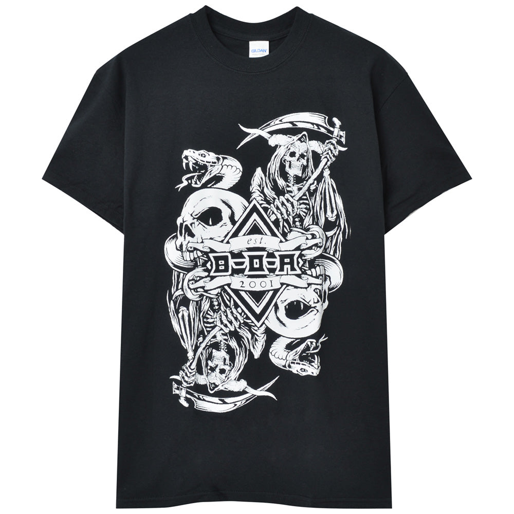 JUDAS PRIEST ジューダスプリースト (12月 来日 ) - B.O.A. 2018 / 会場限定 （超レア） / バックプリントあり / Tシャツ / メンズ 【公式 / オフィシャル】