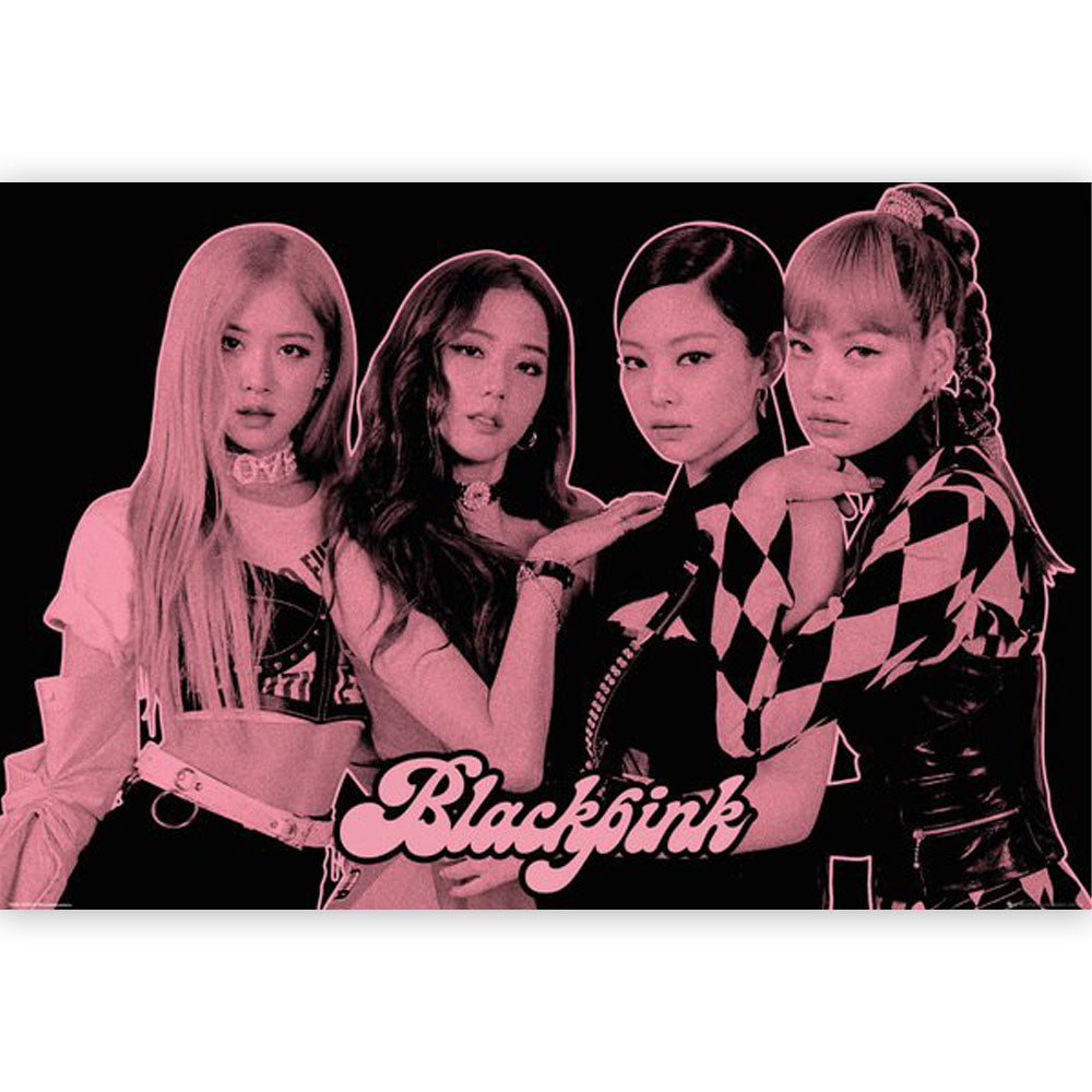 BLACKPINK ブラックピンク Group Pink Bravado ポスター 公式 オフィシャル