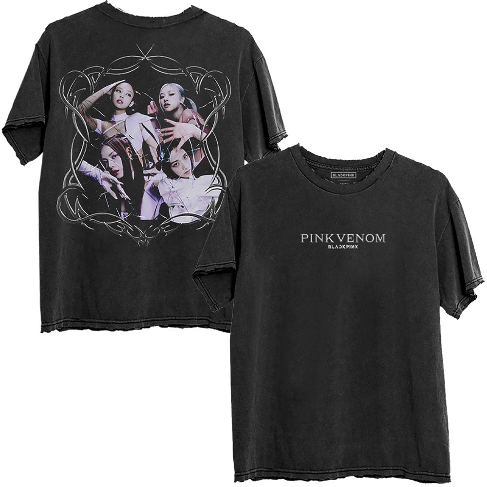 BLACKPINK ブラックピンク Pink Venom バックプリントあり Tシャツ メンズ 公式 オフィシャル