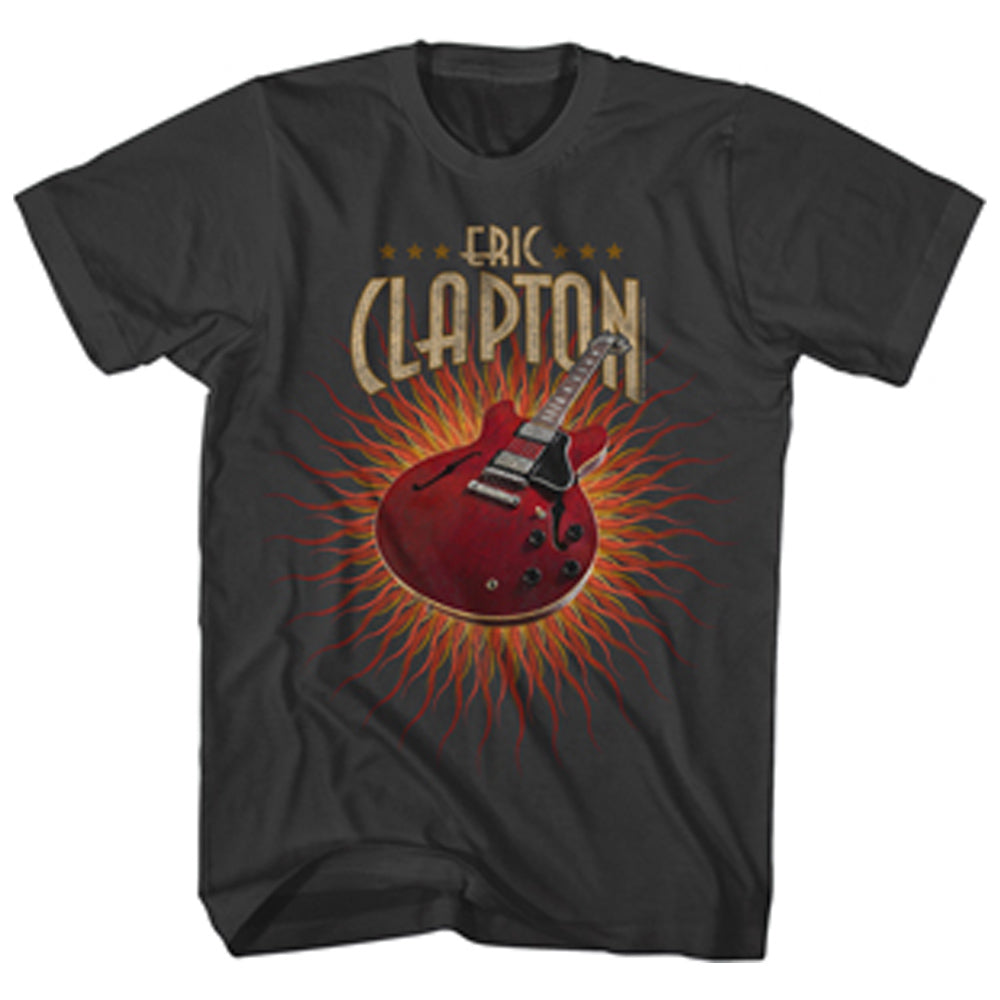 ERIC CLAPTON エリッククラプトン (4月 来日 ) - GUITAR FLAMES / Tシャツ / メンズ 【公式 / オフィシャル】