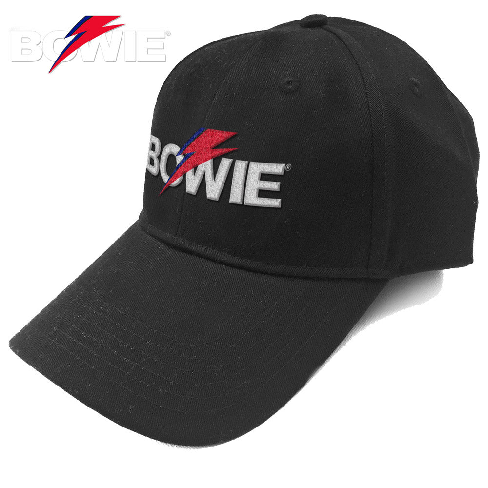 DAVID BOWIE デヴィッドボウイ Aladdin Sane Bolt Logo キャップ メンズ 公式 オフィシャル