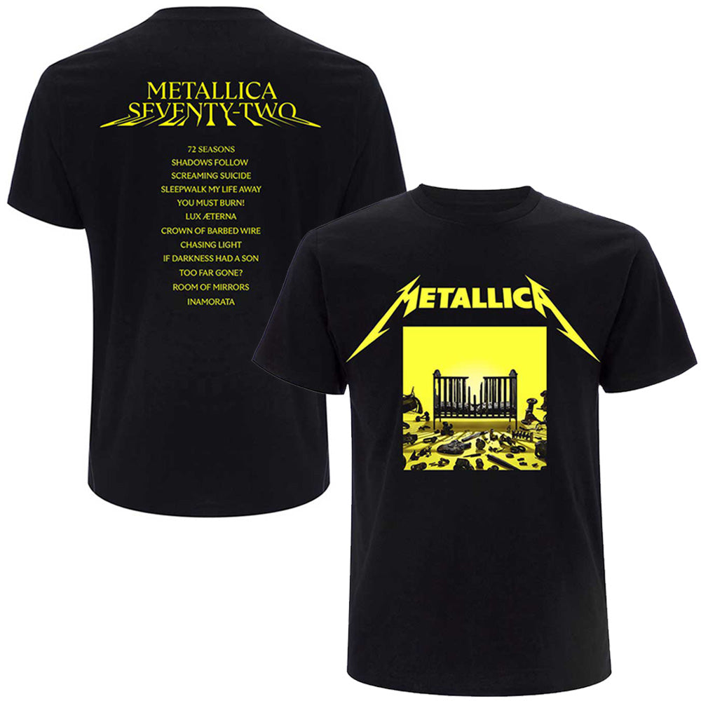 
                  
                    METALLICA メタリカ - 72 Seasons Squared Cover / バックプリントあり / Tシャツ / メンズ 【公式 / オフィシャル】
                  
                