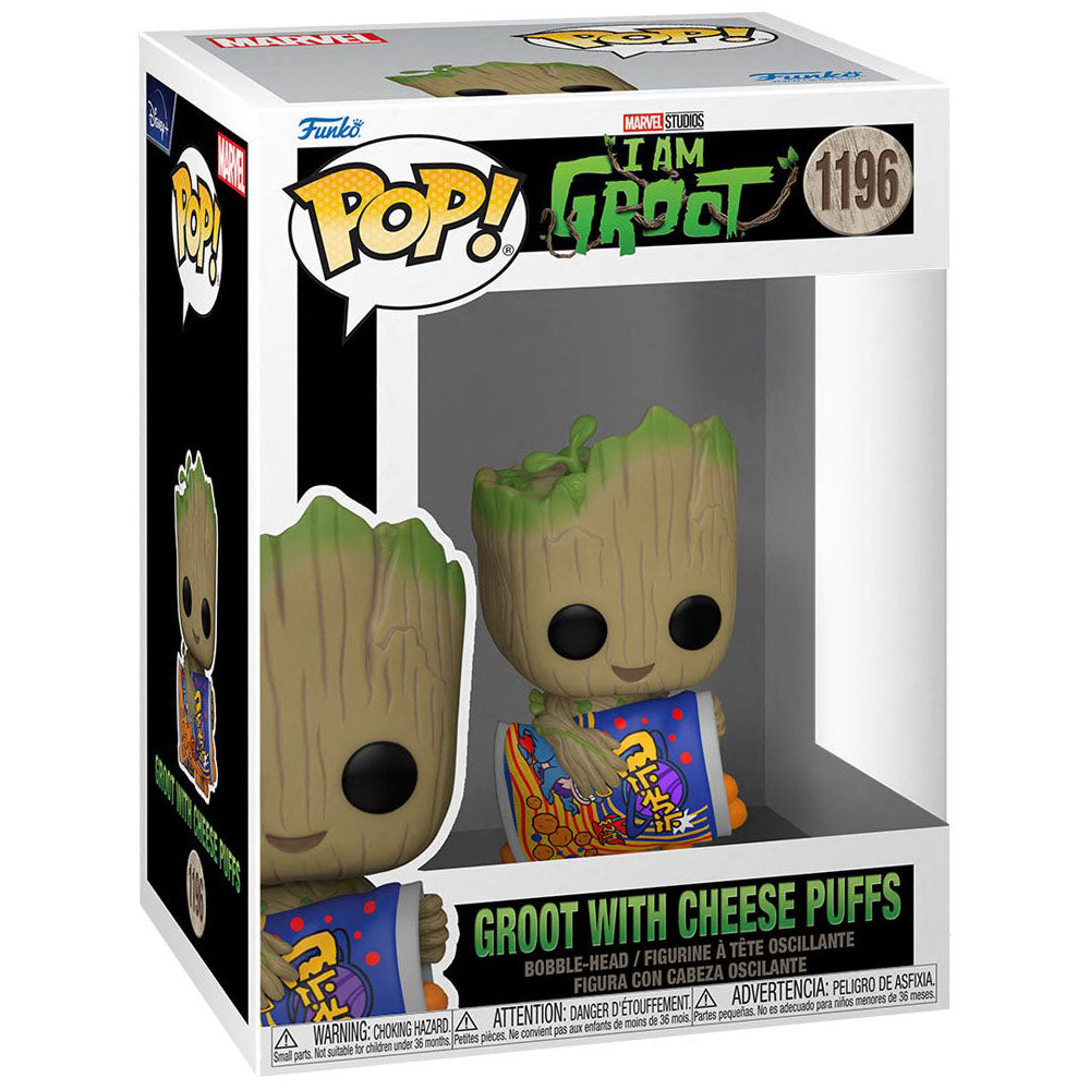 GUARDIANS OF THE GALAXY ガーディアンズ・オブ・ギャラクシー (公開 10周年 ) - I Am Groot with Cheese Puffs Pop! Vinyl Figure / フィギュア・人形 【公式 / オフィシャル】