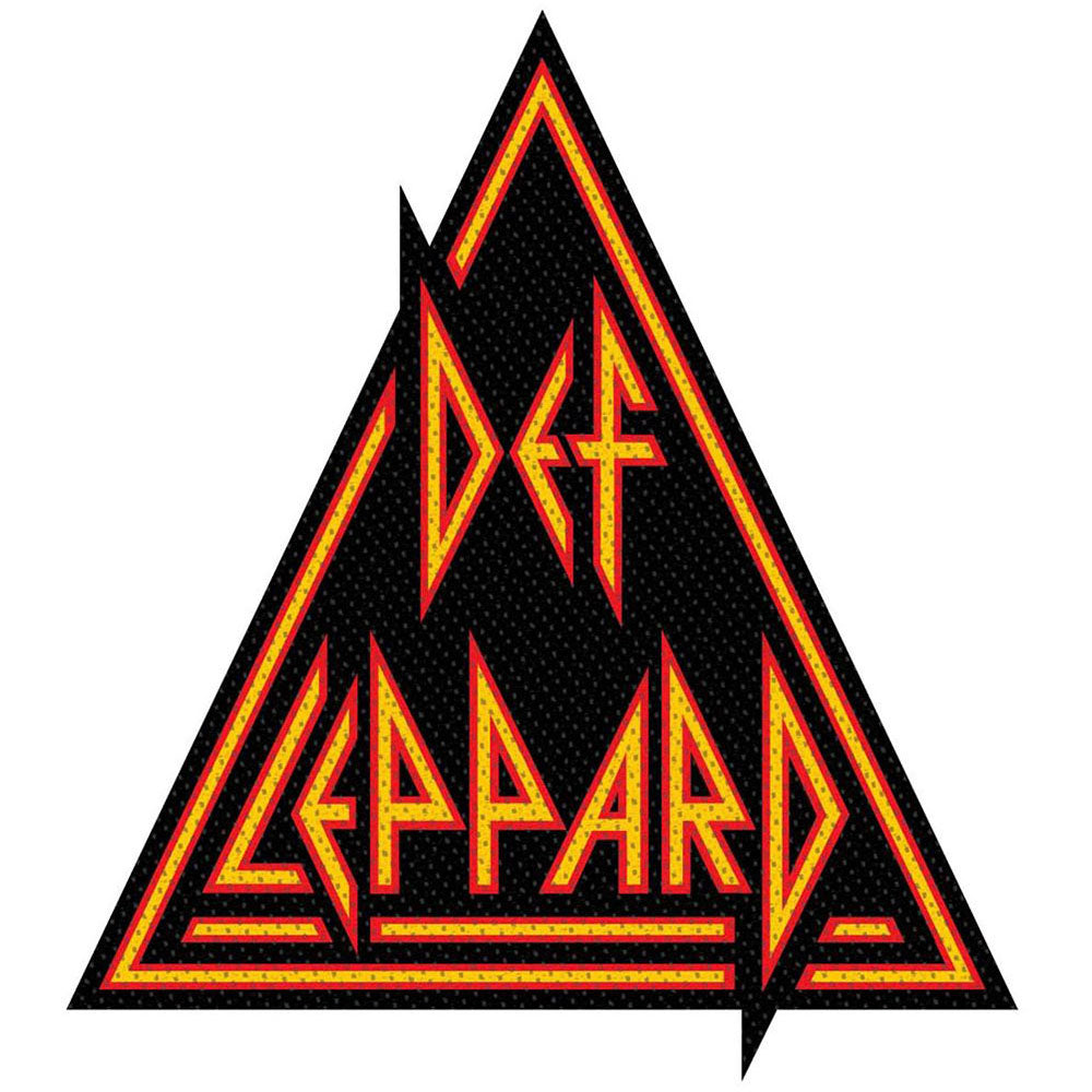 DEF LEPPARD デフレパード - Logo Cut Out / ワッペン 【公式 / オフィシャル】