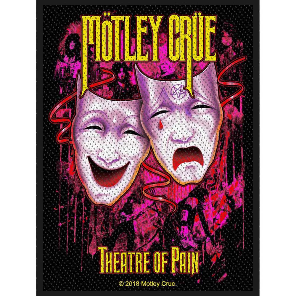 MOTLEY CRUE モトリークルー - Theatre of Pain / ワッペン 【公式 / オフィシャル】