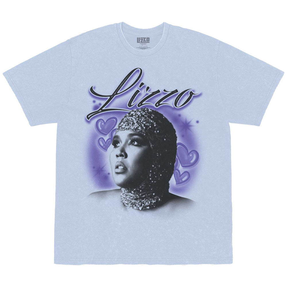 LIZZO リゾ - Special Hearts Airbrush / Tシャツ / メンズ 【公式 / オフィシャル】