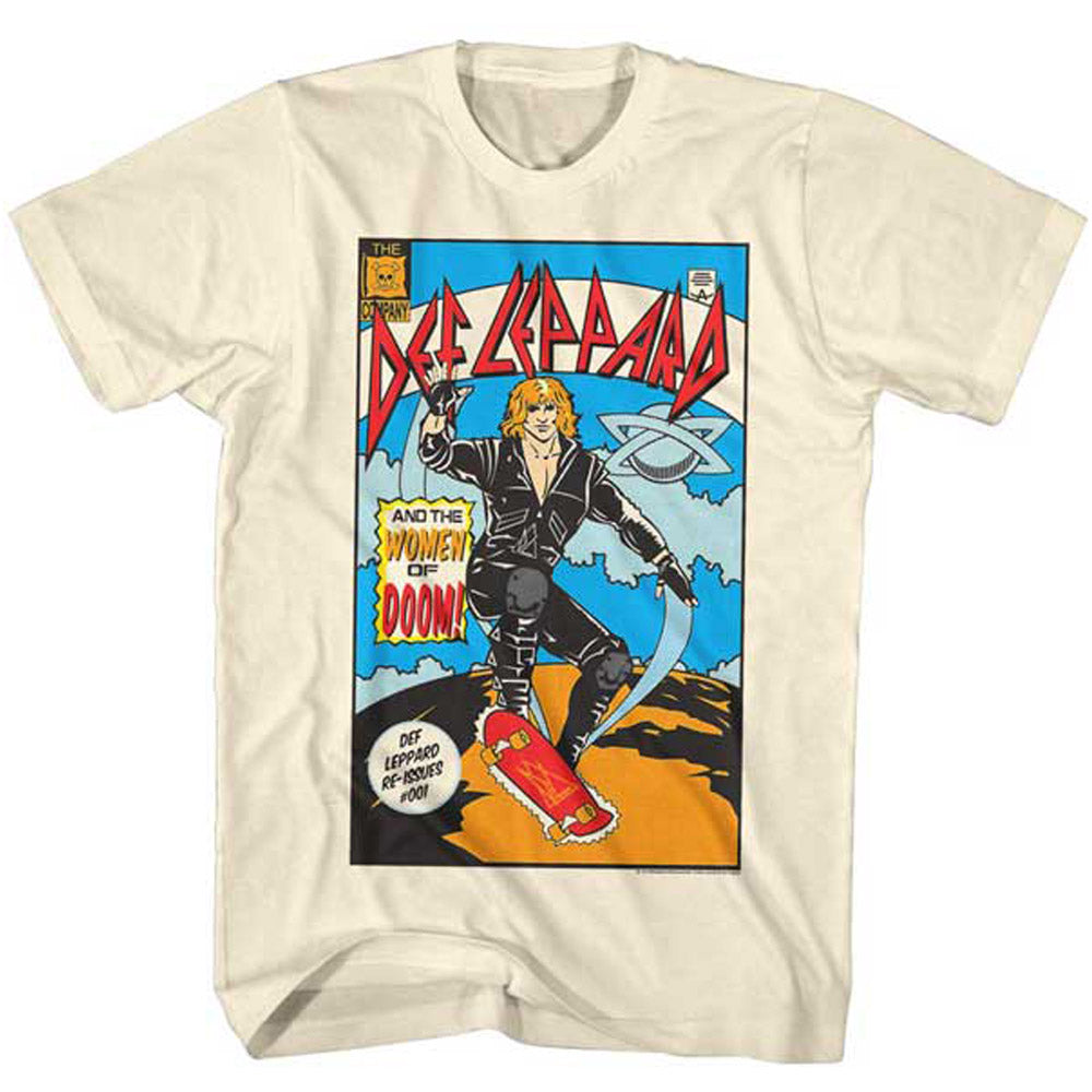 DEF LEPPARD デフレパード COMIC Tシャツ メンズ 公式 オフィシャル