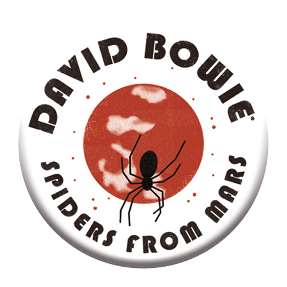 DAVID BOWIE デヴィッドボウイ - SPIDERS LOGO / バッジ 【公式 / オフィシャル】