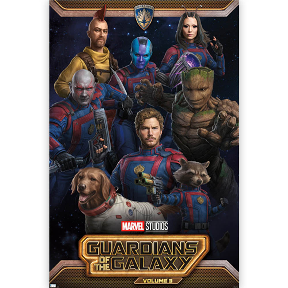 GUARDIANS OF THE GALAXY ガーディアンズ・オブ・ギャラクシー (公開 10周年 ) - GROUP / ポスター 【公式 / オフィシャル】