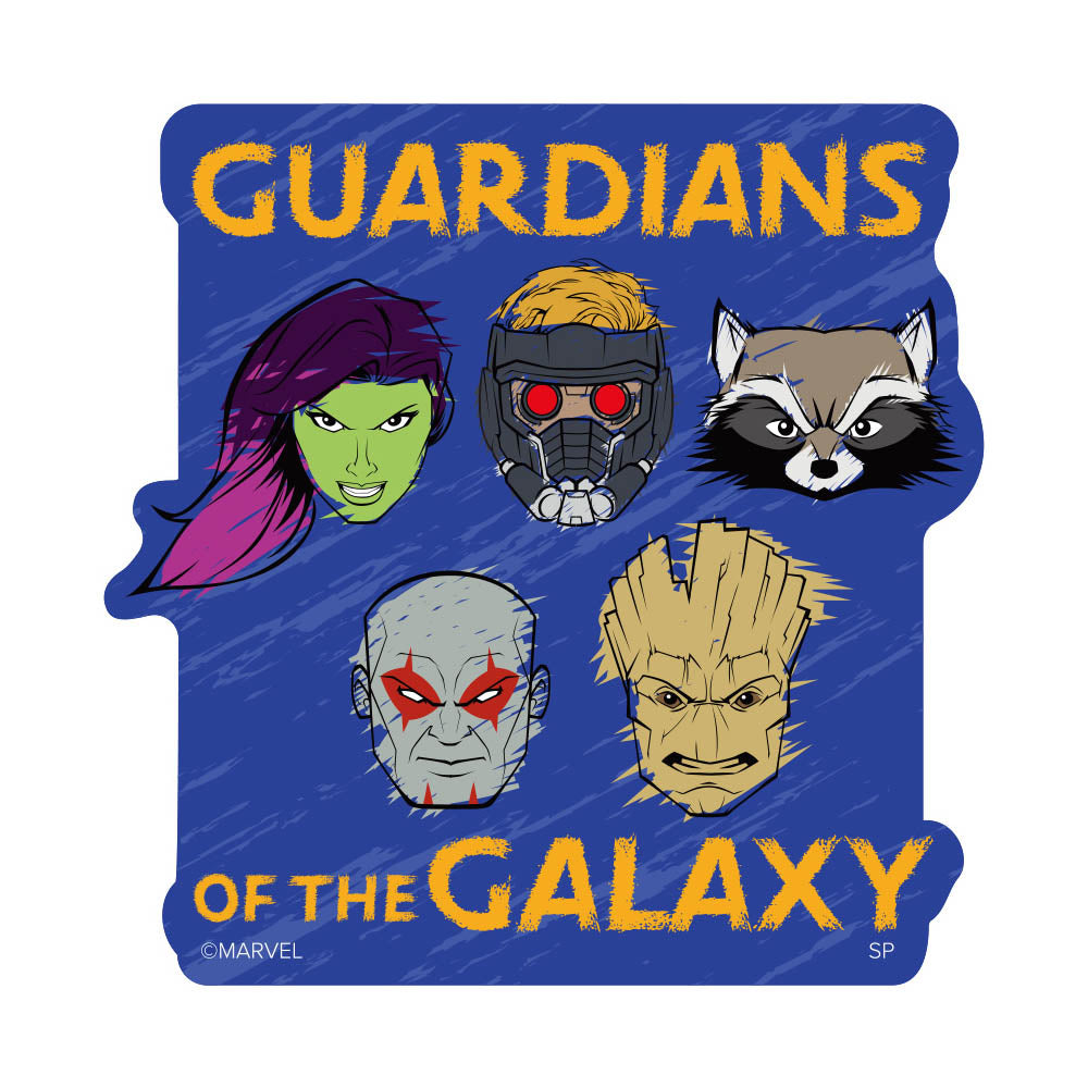 GUARDIANS OF THE GALAXY ガーディアンズ・オブ・ギャラクシー (公開 10周年 ) - フェイス / ステッカー 【公式 / オフィシャル】