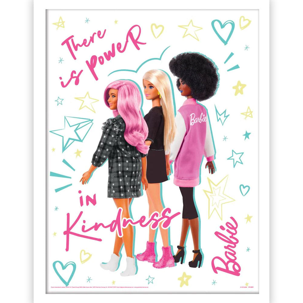 BARBIE バービー There Is Power In Kindness インテリア額 インテリア額  公式 オフィシャル