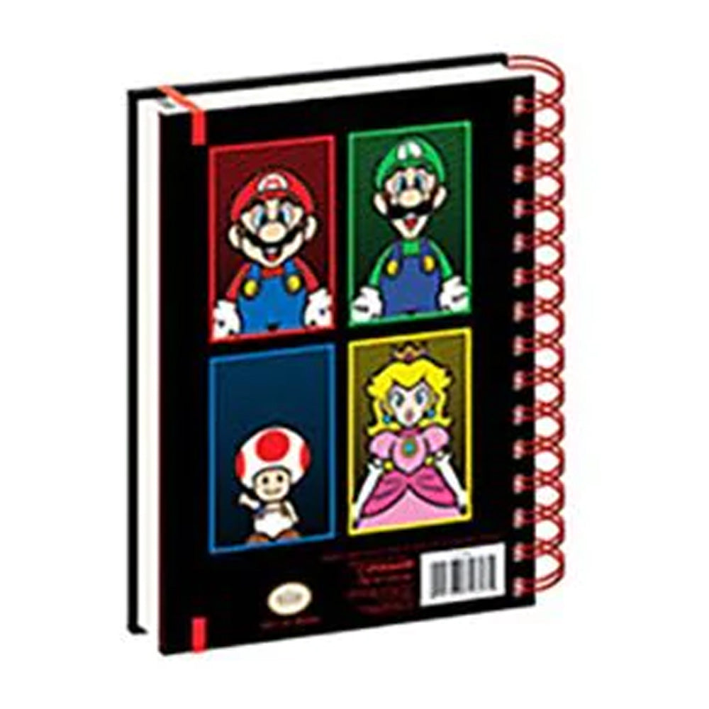 
                  
                    SUPER MARIO スーパーマリオ - 4 Colour / A5 Wiro Notebook / ノート・メモ帳 【公式 / オフィシャル】
                  
                