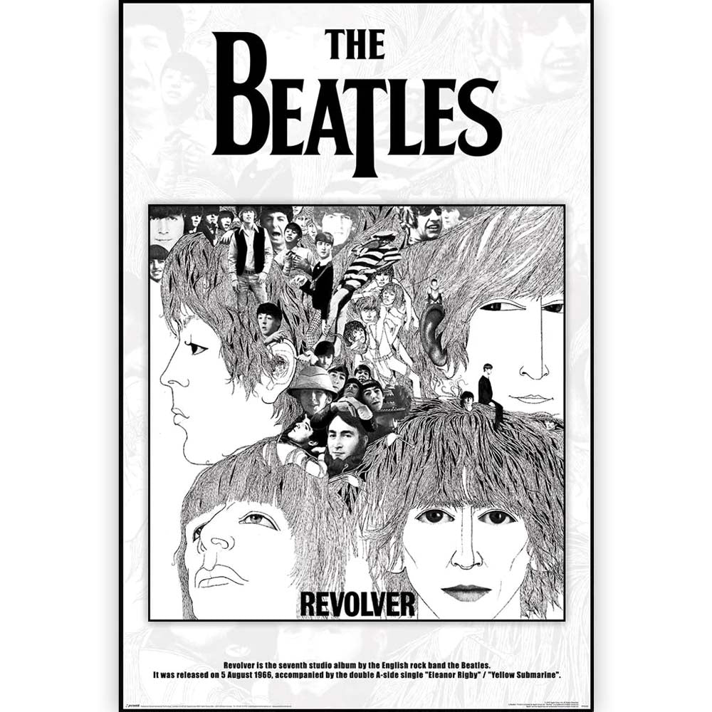 THE BEATLES ビートルズ (ABBEY ROAD 55周年 ) - Revolver Album Cover / ポスター 【公式 / オフィシャル】