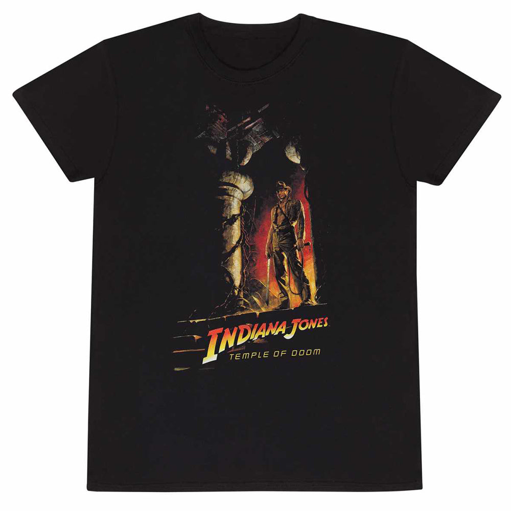 INDIANA JONES インディジョーンズ - TEMPLE OF DOOM POSTER / Tシャツ / メンズ 【公式 / オフィシャル】