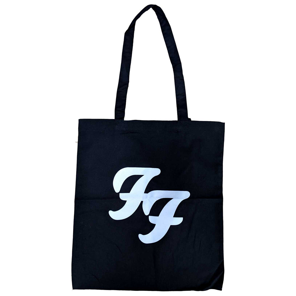 FOO FIGHTERS フーファイターズ (結成 30周年 ) - White FF / トートバッグ 【公式 / オフィシャル】